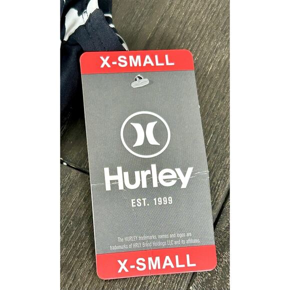 New Hurley Ladies Women's One Piece Swimsuit XSmall XS Ink Fresco HSO1030 NWT - Picture 4 of 8